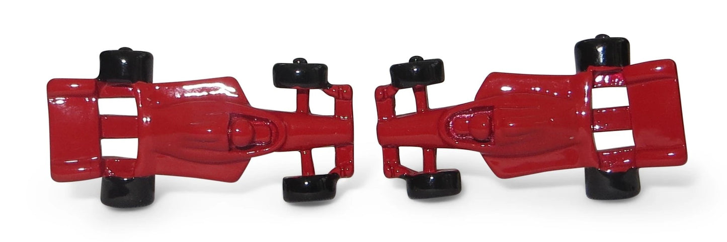 red race car cufflinks by Frederick Thomas Handmade Mens Ties