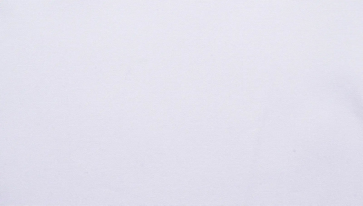 WH Taylor Shirtmakers Plain White Cotton Poplin Men's Bespoke Shirt by whtshirtmakers.com