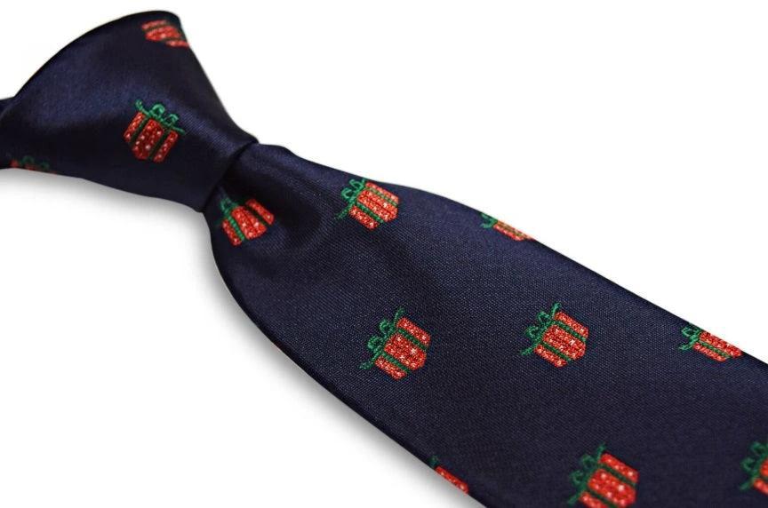 christmas range - christmas present tie by Frederick Thomas Handmade Mens Ties