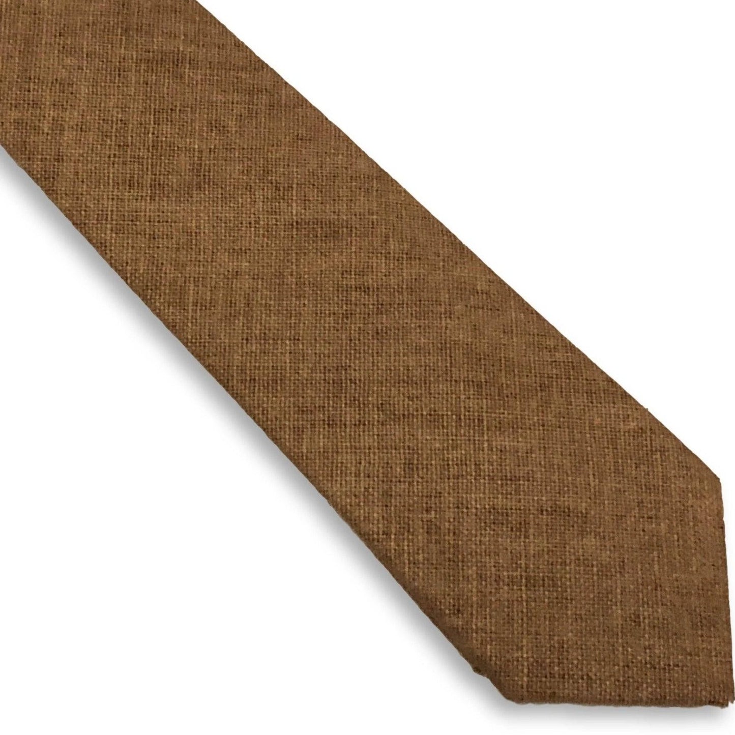 light sandy beige linen tie by Frederick Thomas Handmade Mens Ties