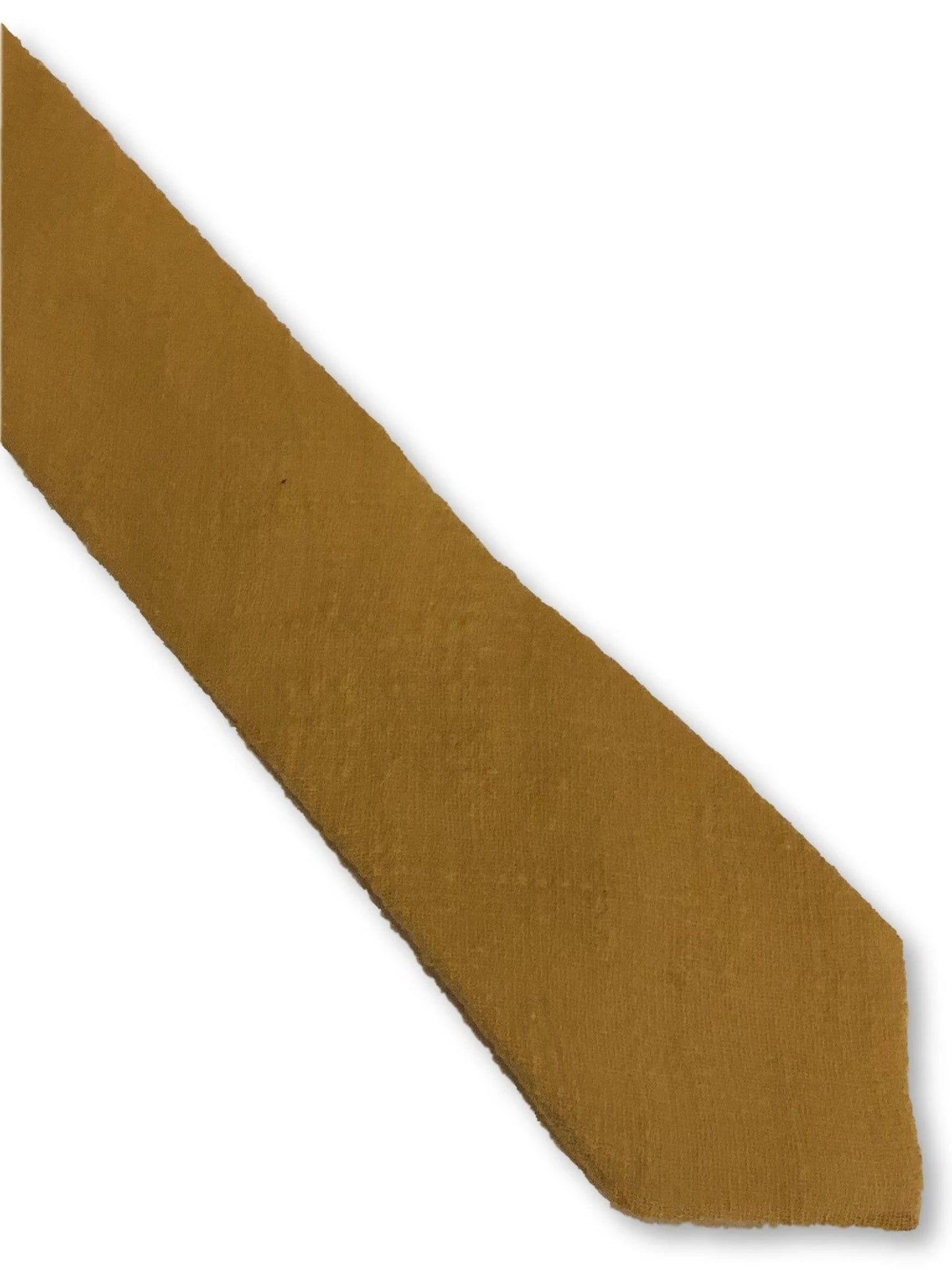 mustard gold yellow linen tie by Frederick Thomas Handmade Mens Ties