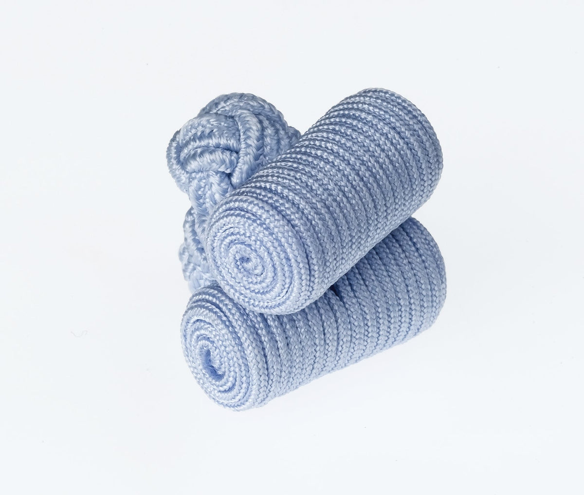 Elegant Sky Blue Barrel Cufflinks by Ringhart Shirting Fabrics by Ringhart Shirting Fabrics