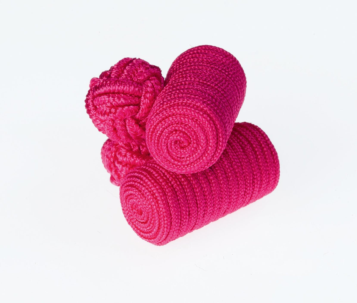 Cerise Pink Barrel Cufflinks Ringhart Shirting Fabrics by Ringhart Shirting Fabrics