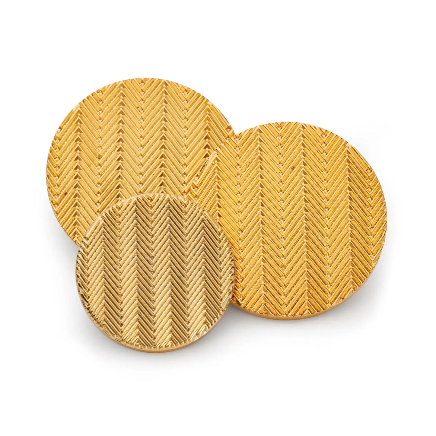 Herringbone Blazer Button Set by Benson & Clegg