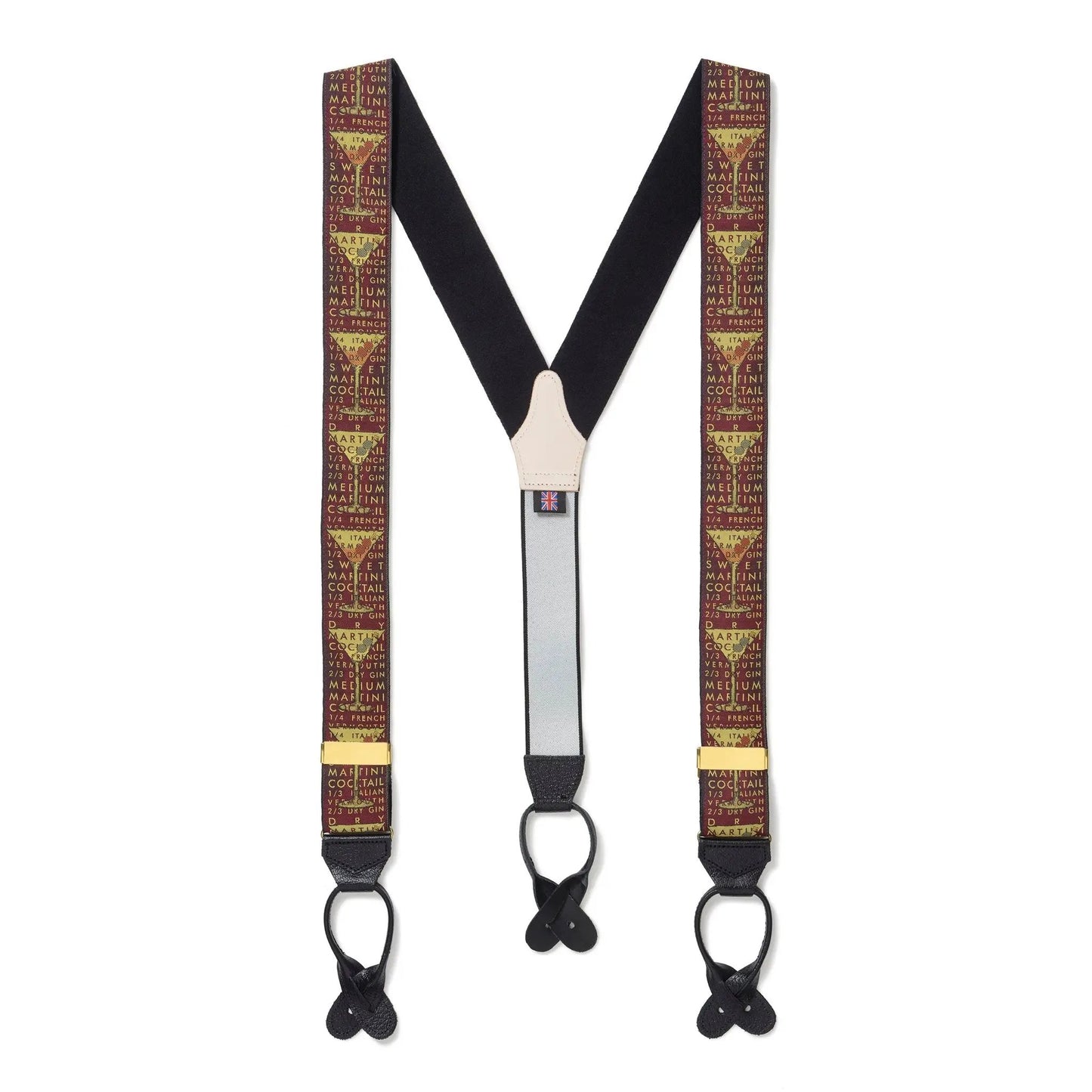 Ruby Cocktail Limited Edition Luxury Braces by Benson & Clegg