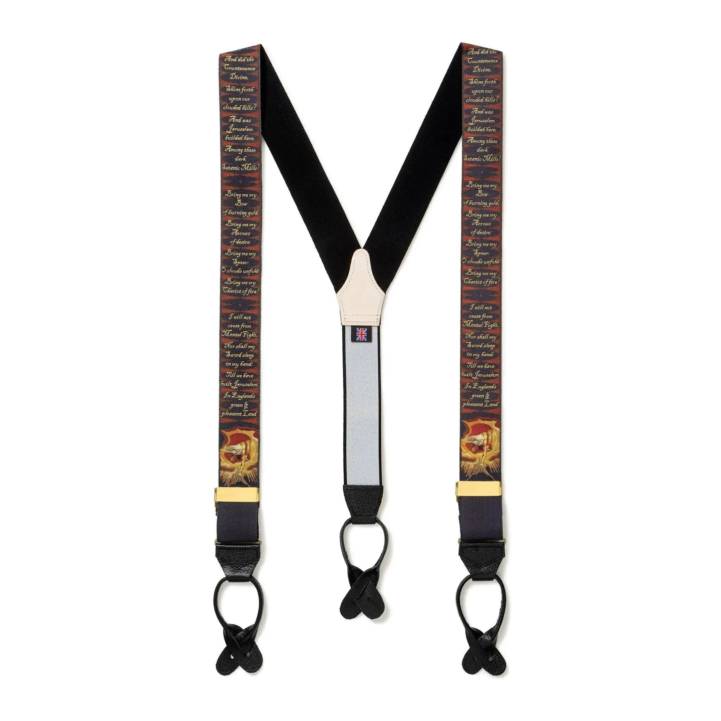 Jerusalem Limited Edition Luxury Braces by Benson & Clegg