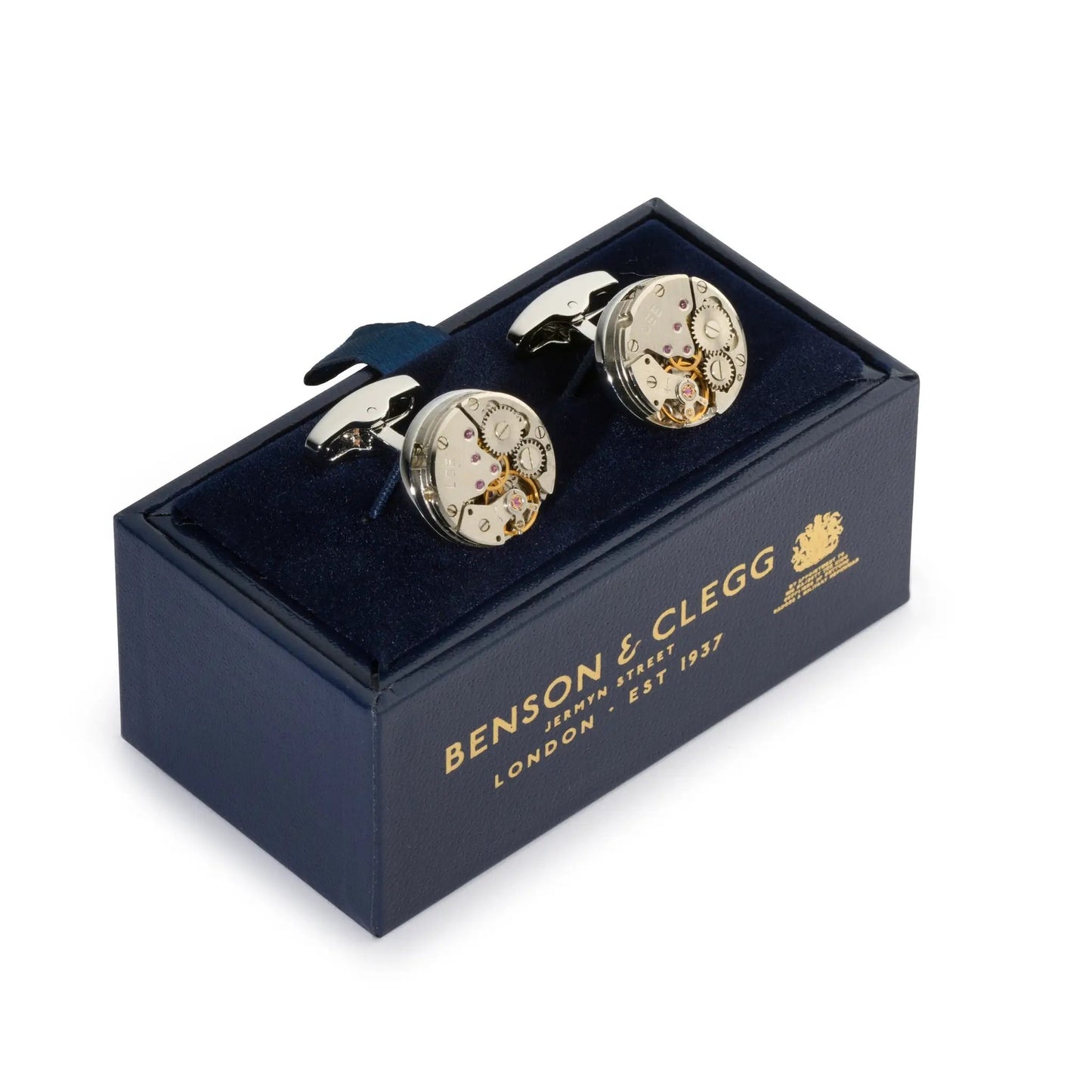 Watch Movement Cufflinks by Benson & Clegg