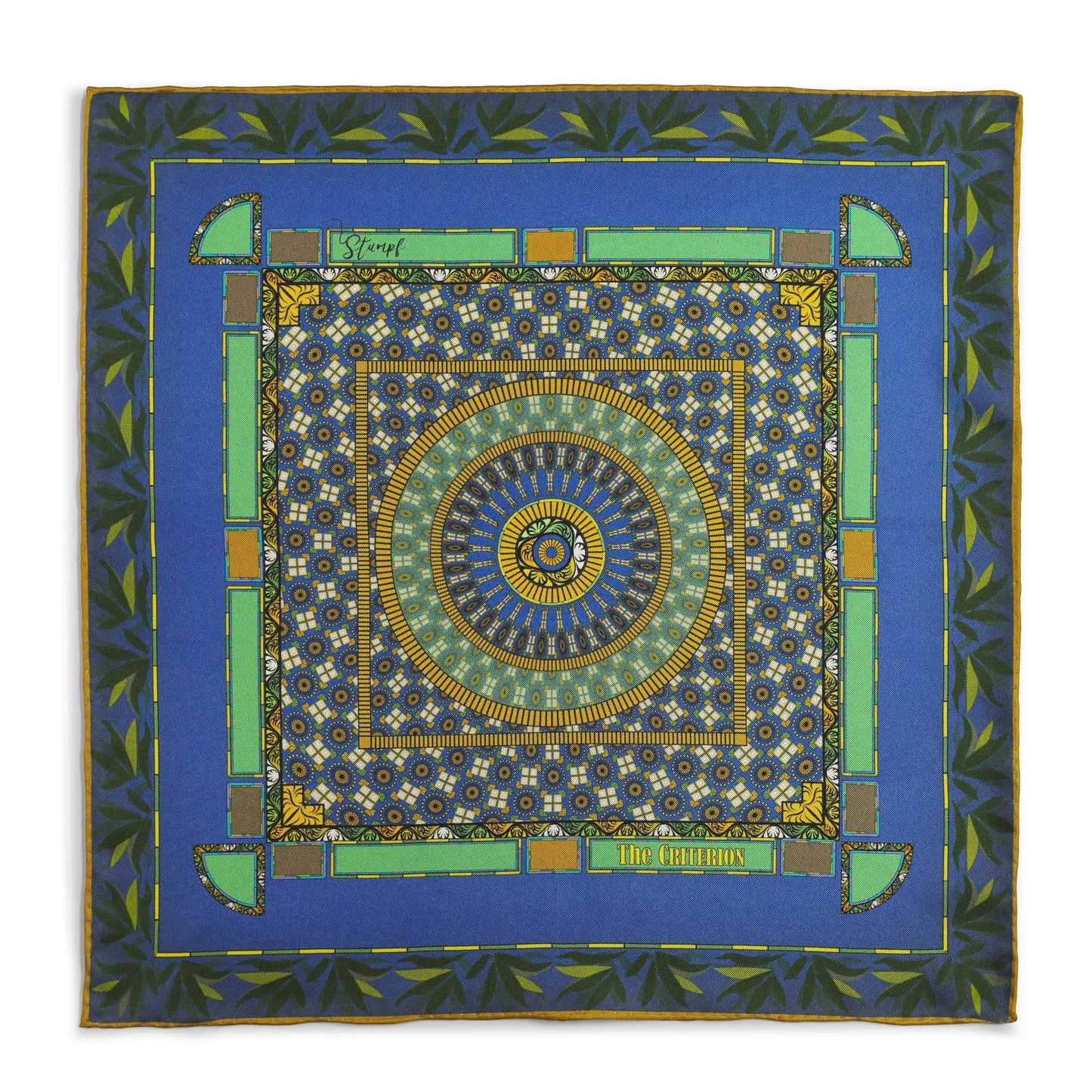 Criterion Bar Geometric Pocket Square by Benson & Clegg