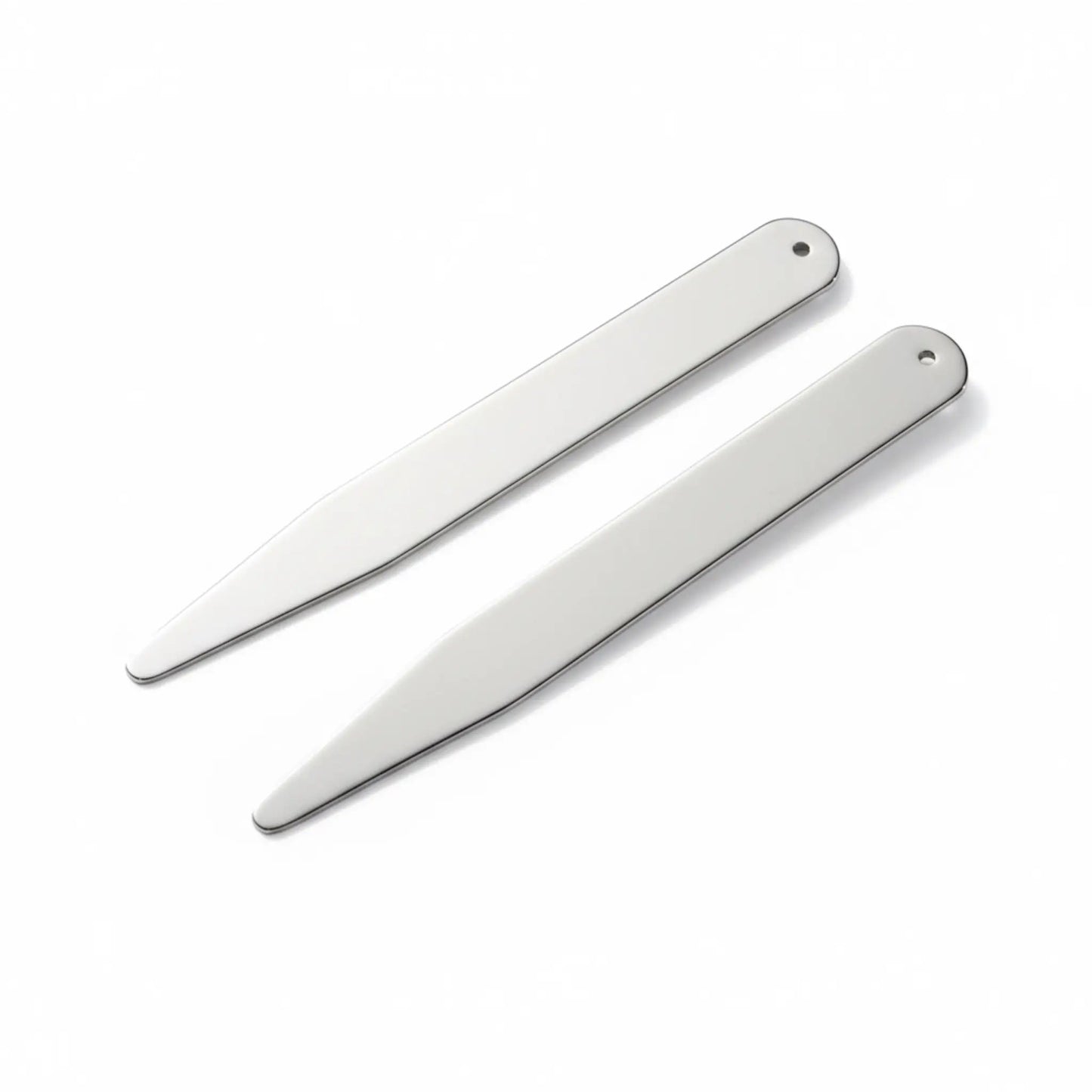 Collar Stiffeners In Silver by Benson & Clegg