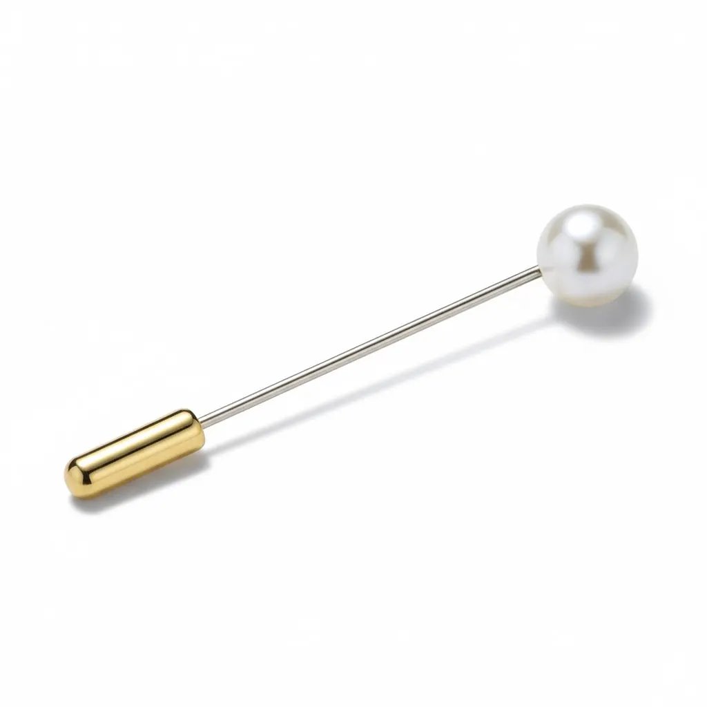 Cravat Pin With Mother Of Pearl by Benson & Clegg