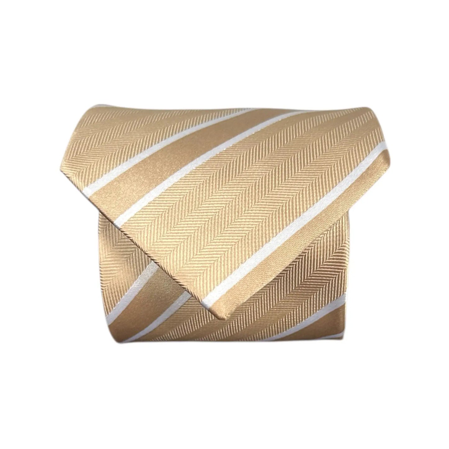 Pink Champagne Stripe Tie - Charleston Edit by OFL Ties