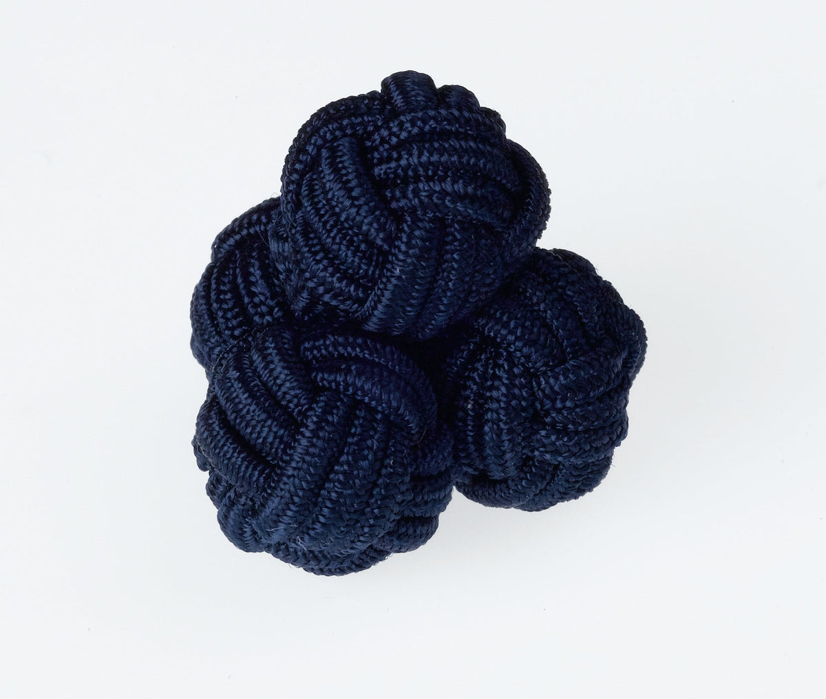 K07 Navy Knots Cufflinks Ringhart Shirting Fabrics by Ringhart Shirting Fabrics