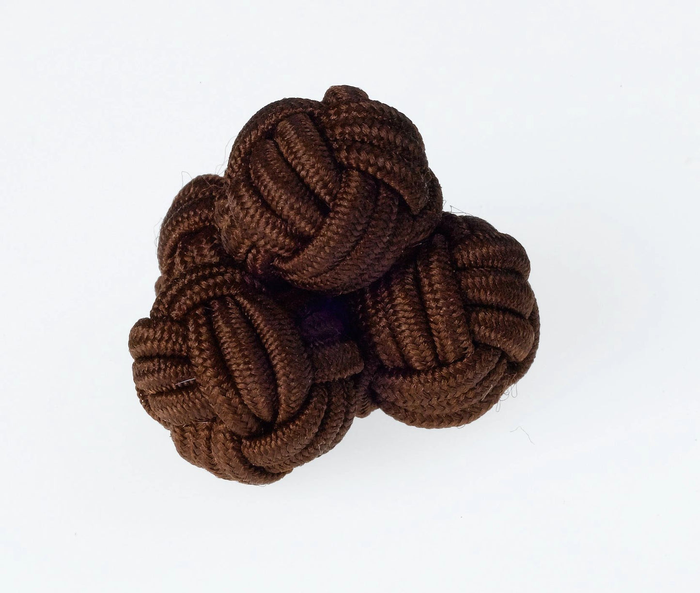 K28 Brown Knots Cufflinks by Ringhart Shirting Fabrics by Ringhart Shirting Fabrics