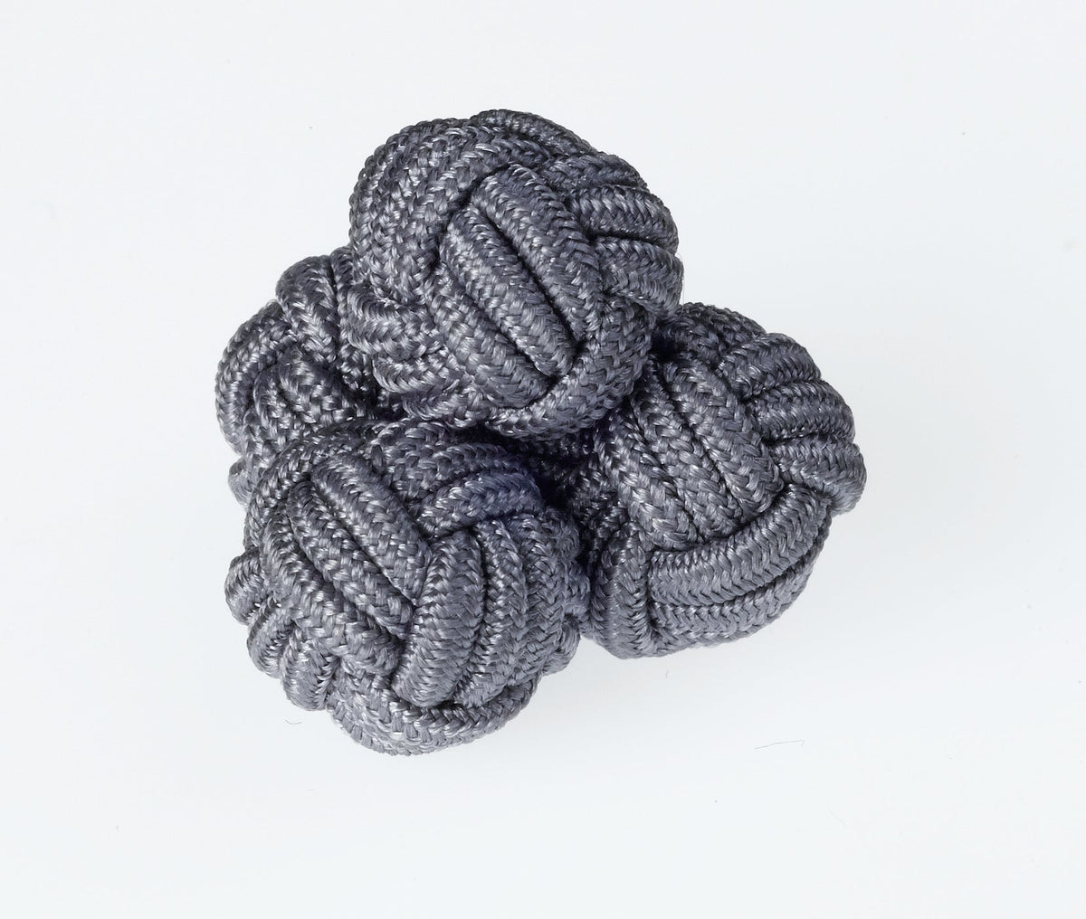 K29 Grey Knots Cufflinks Ringhart Shirting Fabrics by Ringhart Shirting Fabrics