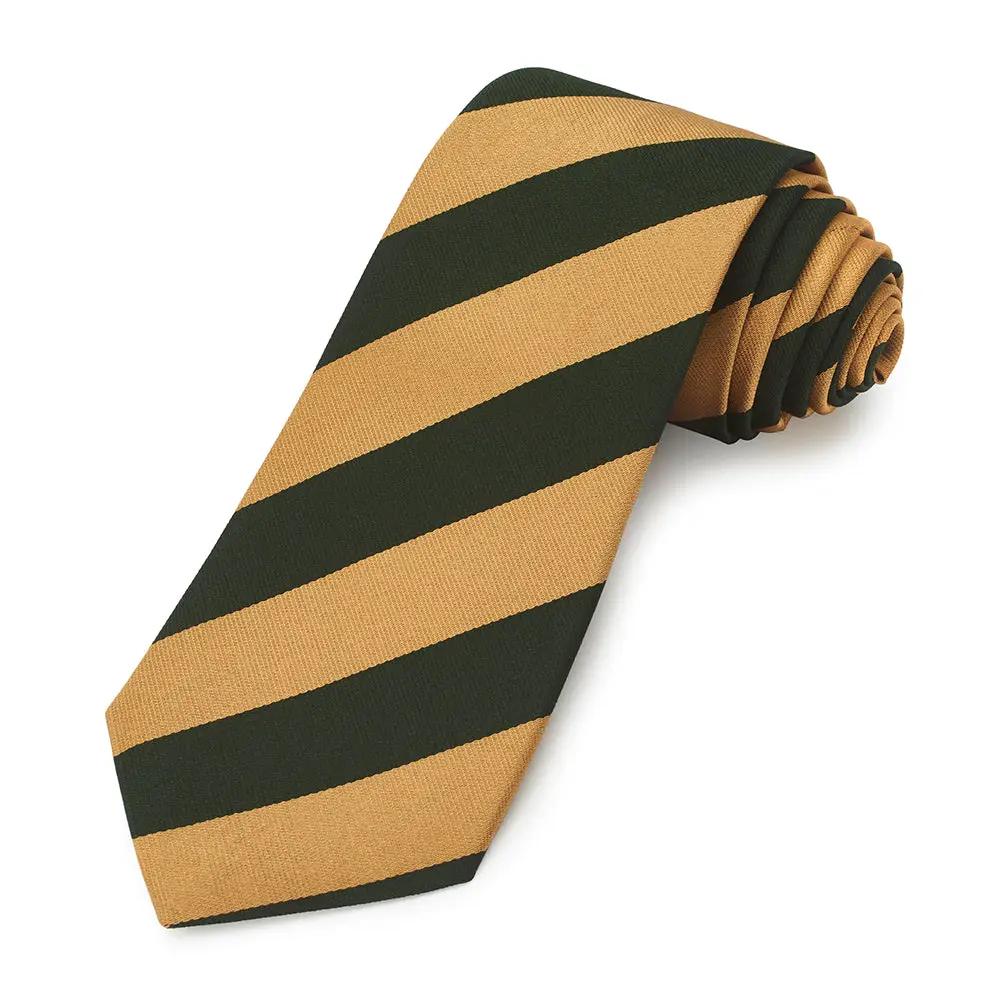 8th King's Royal Irish Hussars Three-Fold Silk Reppe Tie by Benson & Clegg