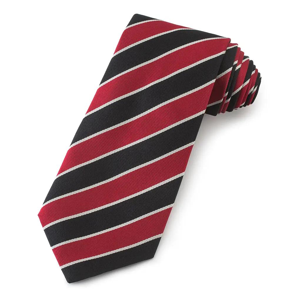 Marlborough College Three-Fold Silk Reppe Tie by Benson & Clegg