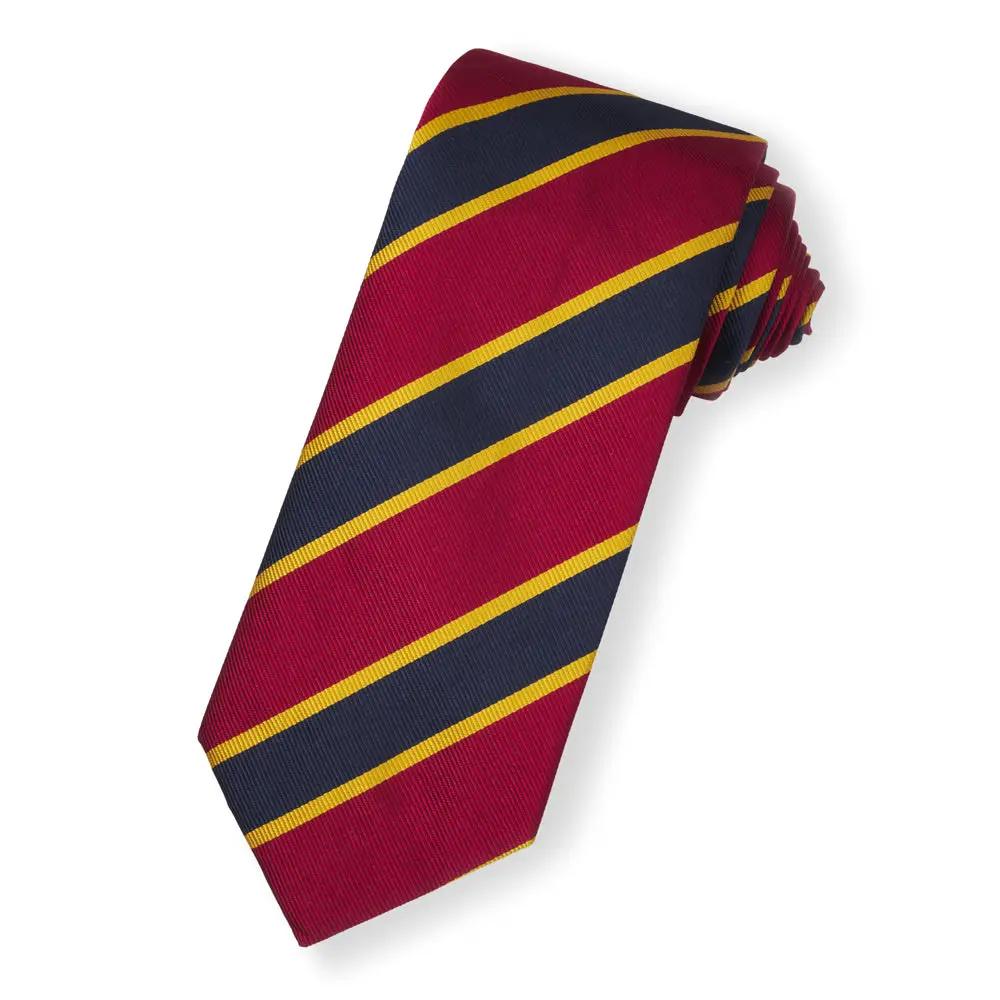 Fife And Forfar Yeomanry Silk Reppe Tie by Benson & Clegg