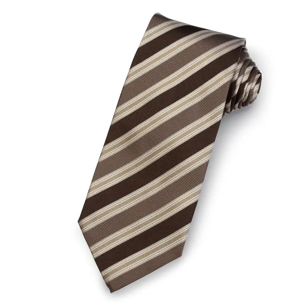 The Arundel Silk Stripe Tie by Benson & Clegg