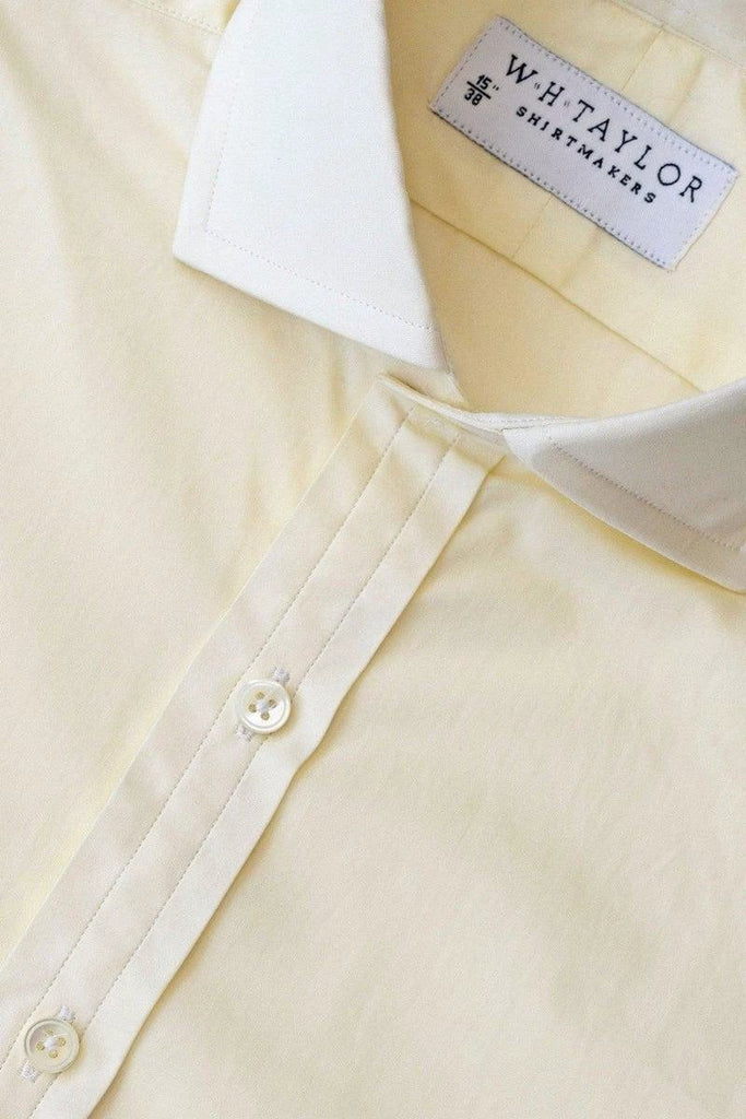 COTTON POPLIN SHIRT_BLUE CREAM