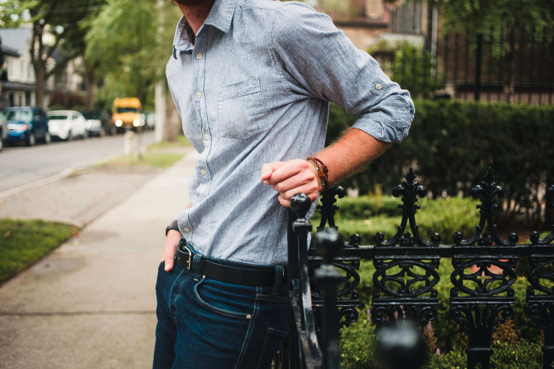 hem dress shirt The Linen Straight Hem Shirt