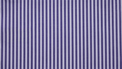 WH Taylor Shirtmakers Navy Bengal Striped Poplin Men's Bespoke Shirt by whtshirtmakers.com