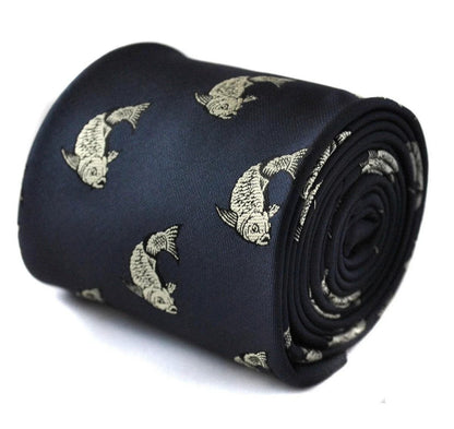 christmas range - leaping reindeer tie by Frederick Thomas Handmade Mens Ties
