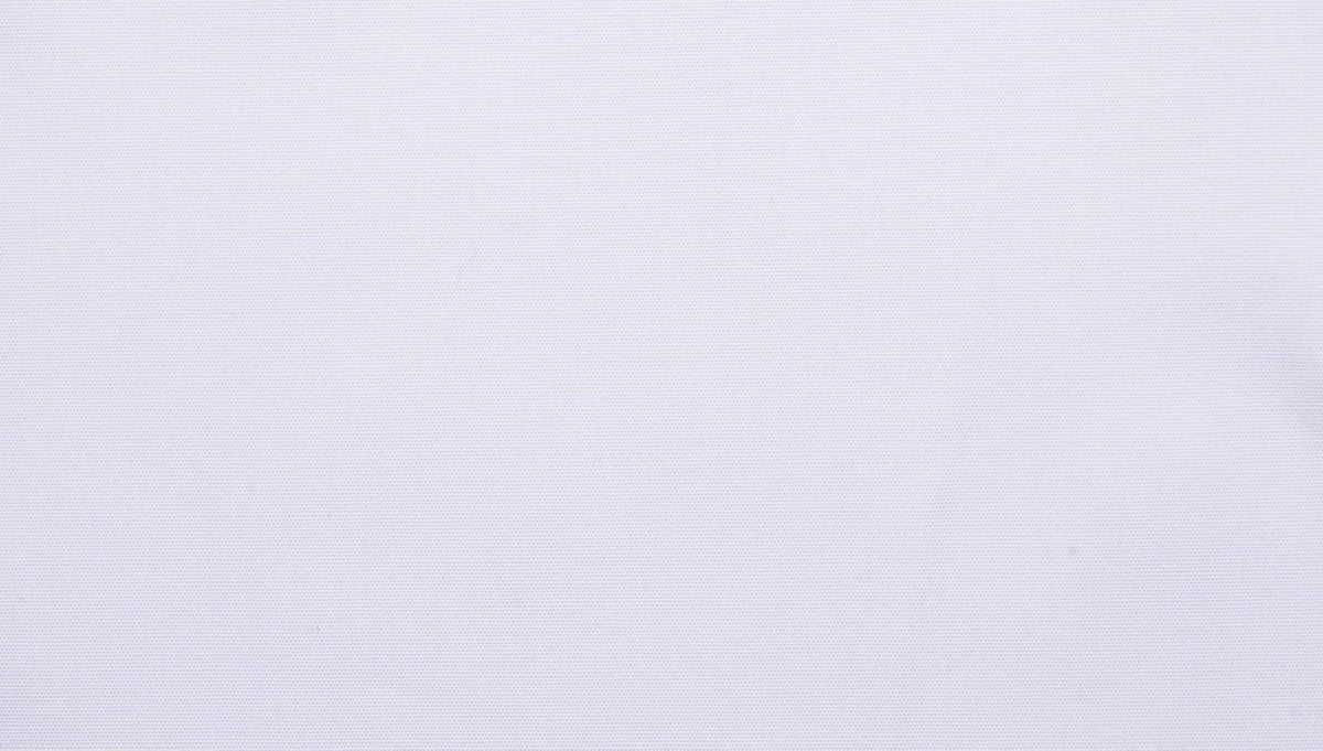 WH Taylor Shirtmakers Plain White Cotton Poplin Men's Bespoke Shirt by whtshirtmakers.com