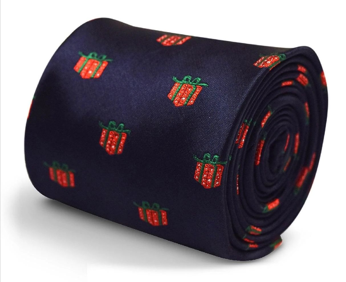 christmas range - christmas present tie by Frederick Thomas Handmade Mens Ties