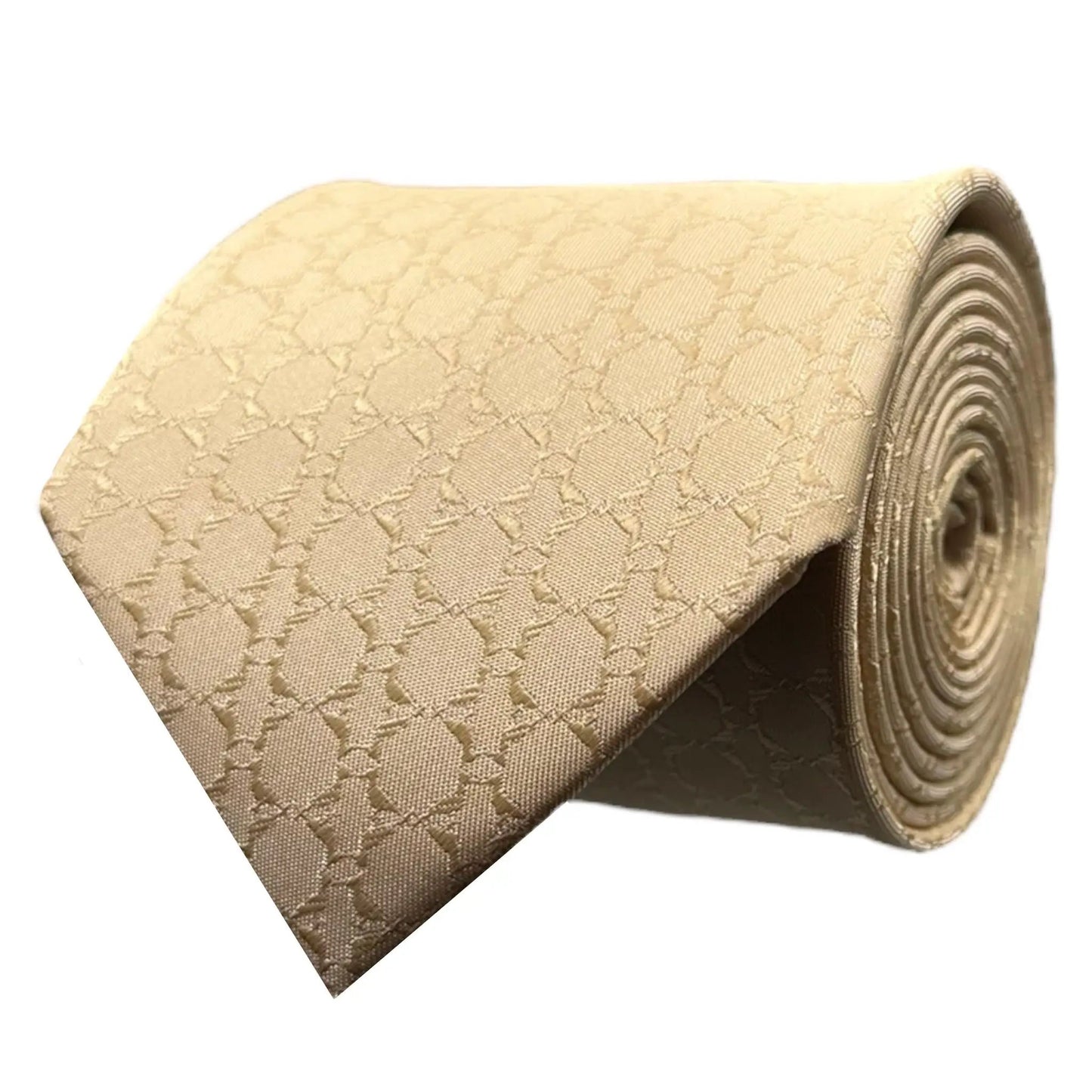 Pink Champagne Textured Tie by OFL Ties