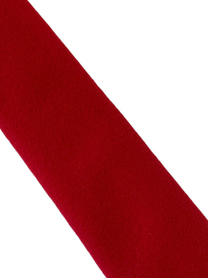 bright red wool mens classic width tie by Frederick Thomas Handmade Mens Ties