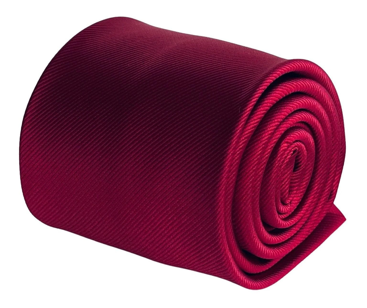 Dark Maroon Red Classic Silk Tie - Handmade Luxury for the Discerning Professional Man by Frederick Thomas Handmade Mens Ties