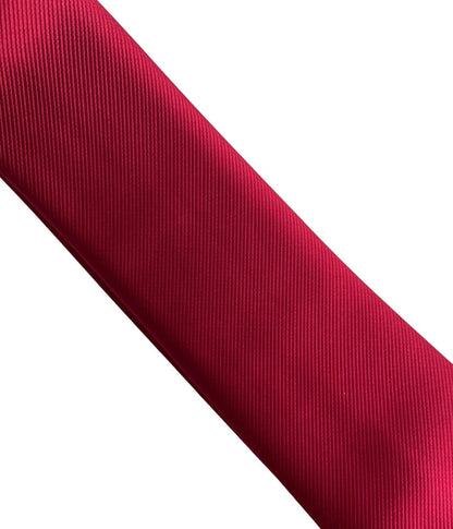 Dark Maroon Red Classic Silk Tie - Handmade Luxury for the Discerning Professional Man by Frederick Thomas Handmade Mens Ties