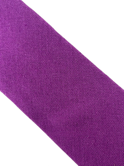Cadbury Plum Magenta Indigo Purple Cotton Tie - Handmade Luxury For Modern Professionals by Frederick Thomas Handmade Mens Ties