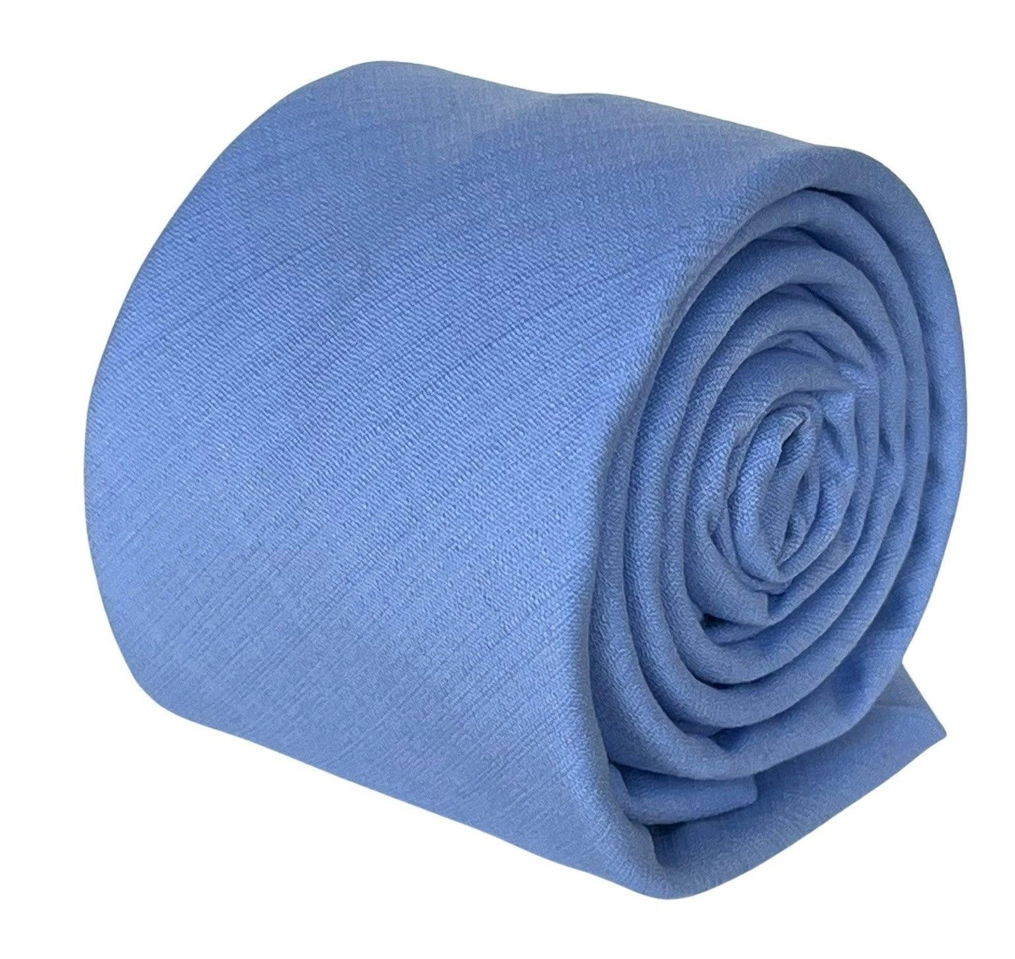 Frederick Thomas Matching Light Baby Dusky Pale Blue Bamboo Tie And Pocket Square - Sustainable Bamboo Tie Set by Frederick Thomas Handmade Mens Ties