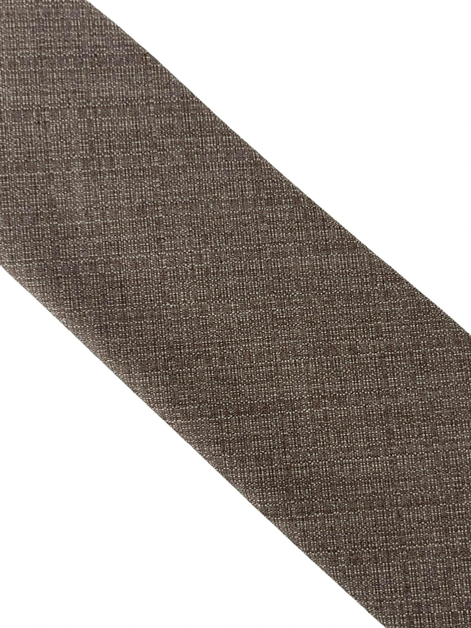 Matching Beige Taupe Brown Bamboo Tie And Pocket Square Set - Premium Bamboo Fabric With Subtle Sheen And Soft Touch by Frederick Thomas Handmade Mens Ties
