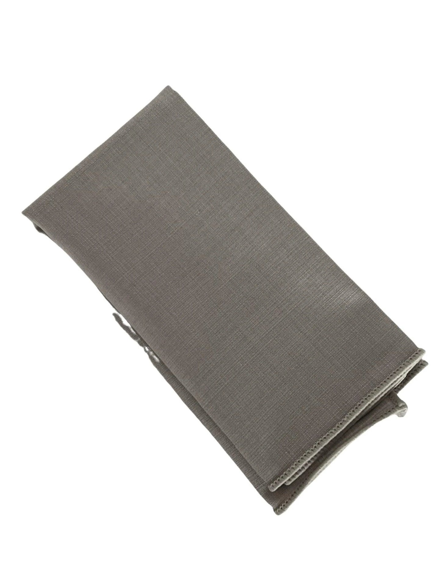 silver light pale grey bamboo pocket square by Frederick Thomas Handmade Mens Ties