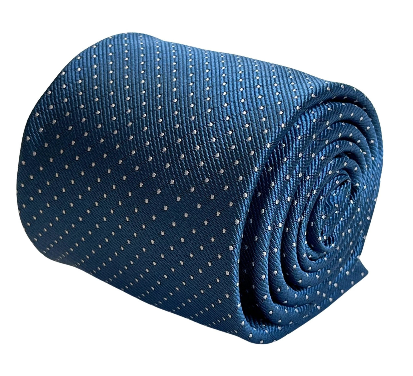 Frederick Thomas Handmade Tie Cobalt Blue - Signature Floral Pattern For Subtle Sophistication by Frederick Thomas Handmade Mens Ties
