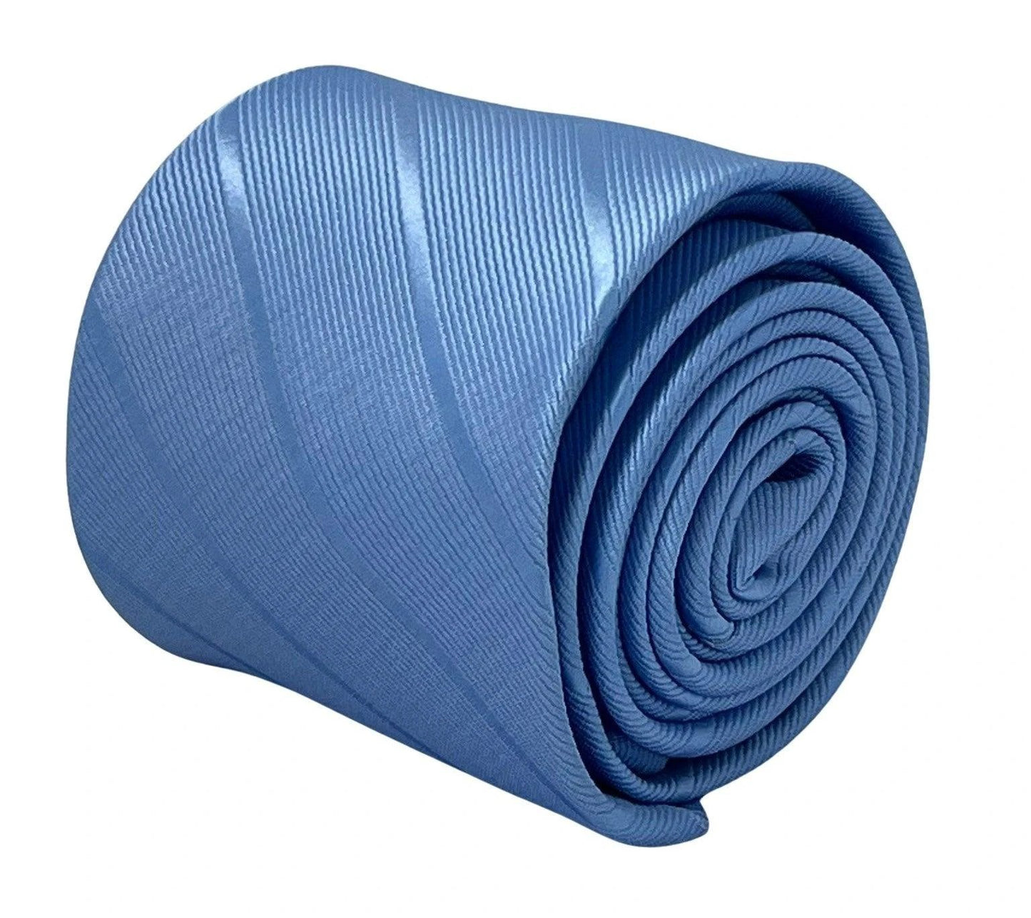 light pale blue tie with subtle stripe by Frederick Thomas Handmade Mens Ties