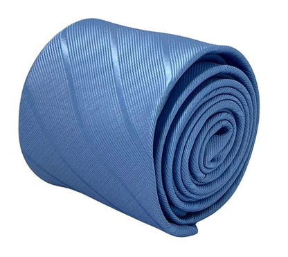 light pale blue tie with subtle stripe by Frederick Thomas Handmade Mens Ties