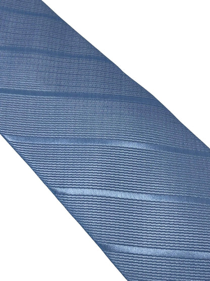 light pale blue tie with subtle stripe by Frederick Thomas Handmade Mens Ties