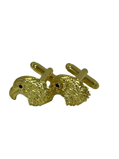 eagle hawk gold style cufflinks by Frederick Thomas Handmade Mens Ties