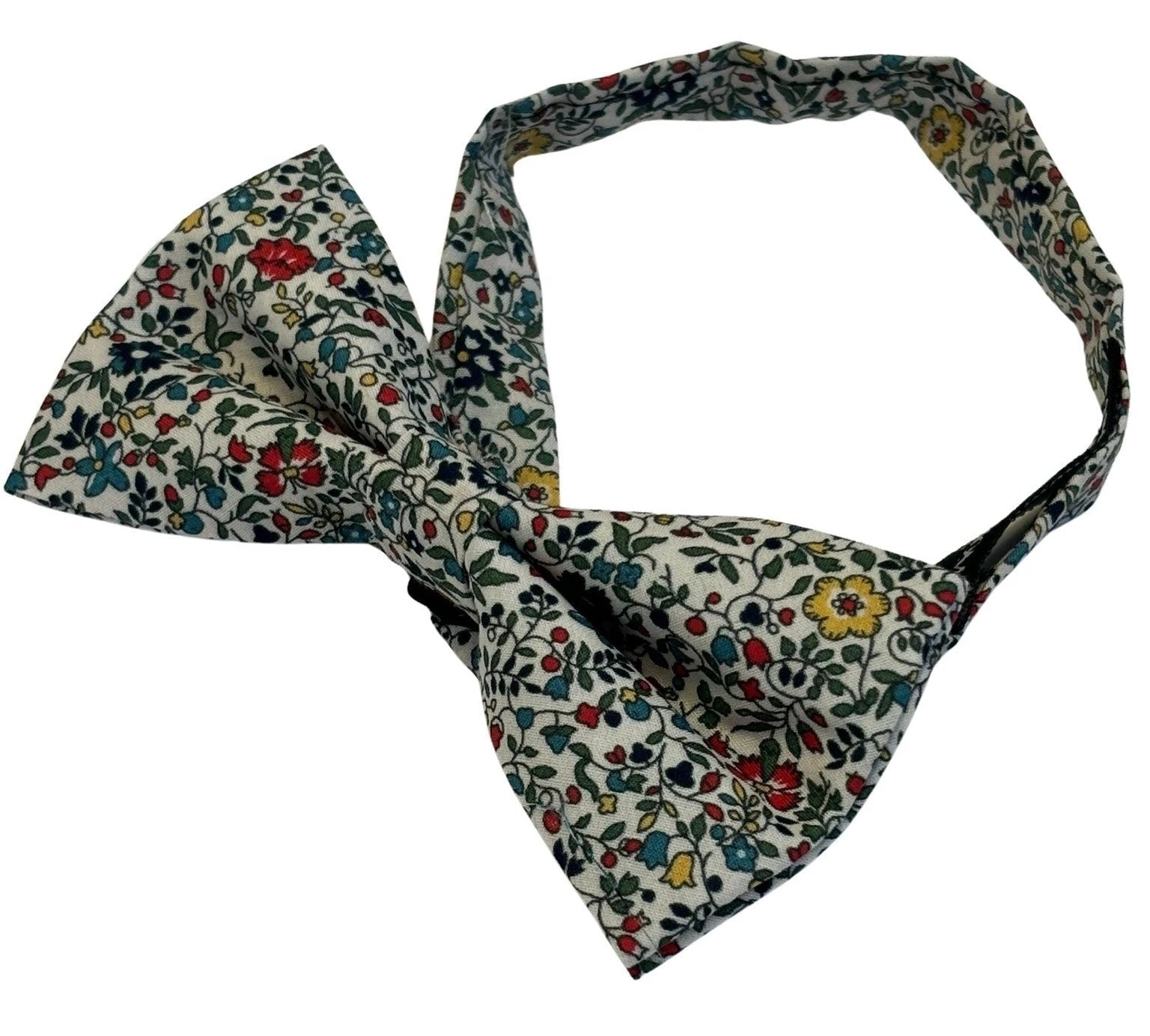 Liberty Style Ditsy Floral English Wildflower Design Child's Bow Tie by Frederick Thomas Handmade Mens Ties