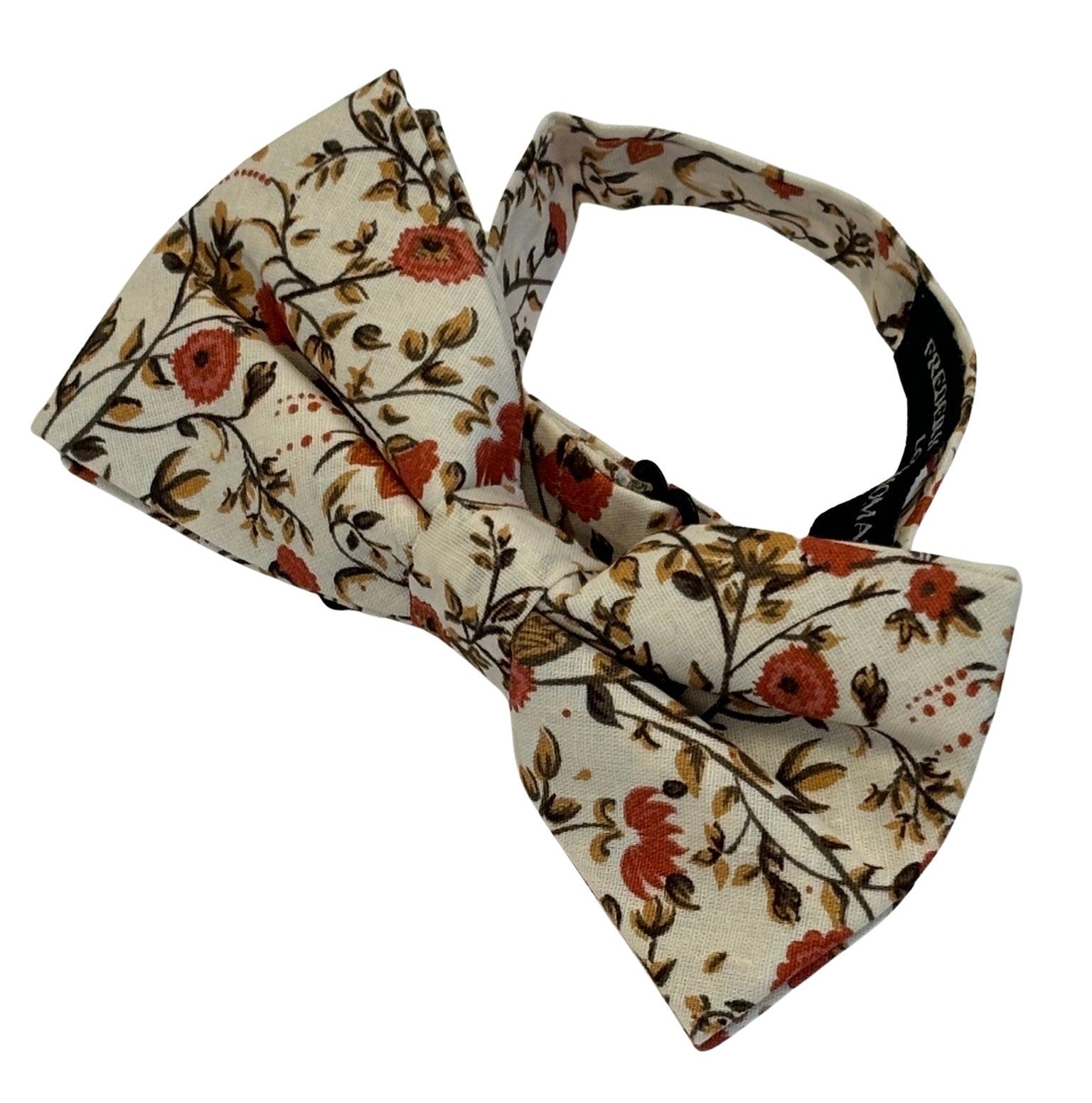 Liberty Style Red Climbing English Wildflower Bow Tie – W.H Taylor ...