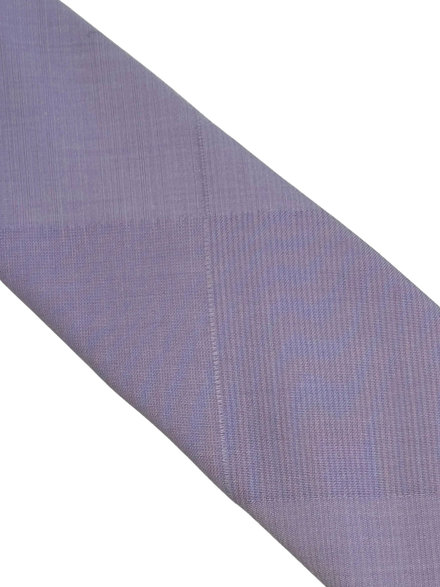 Extra Long Lilac Lavender Light Pale Purple Cotton Tie by Frederick Thomas Handmade Mens Ties