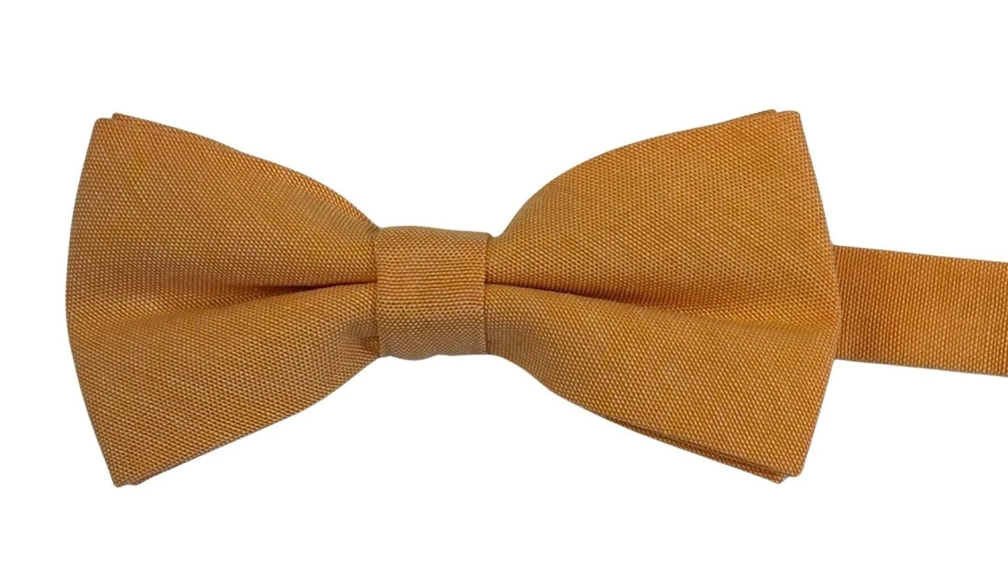 Light Ochre Yellow Gold Mustard Men's Bow Tie - Handmade Luxury Accessory That Elevates Every Shirt by Frederick Thomas Handmade Mens Ties
