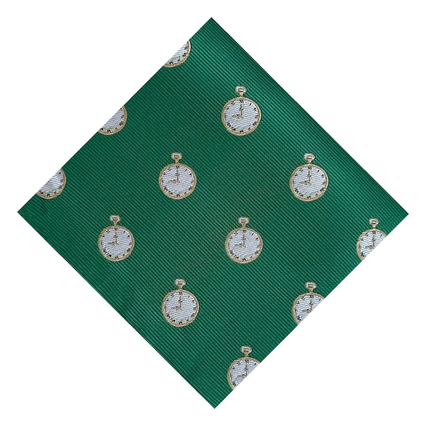 Clock Pocket Square by OFL Ties
