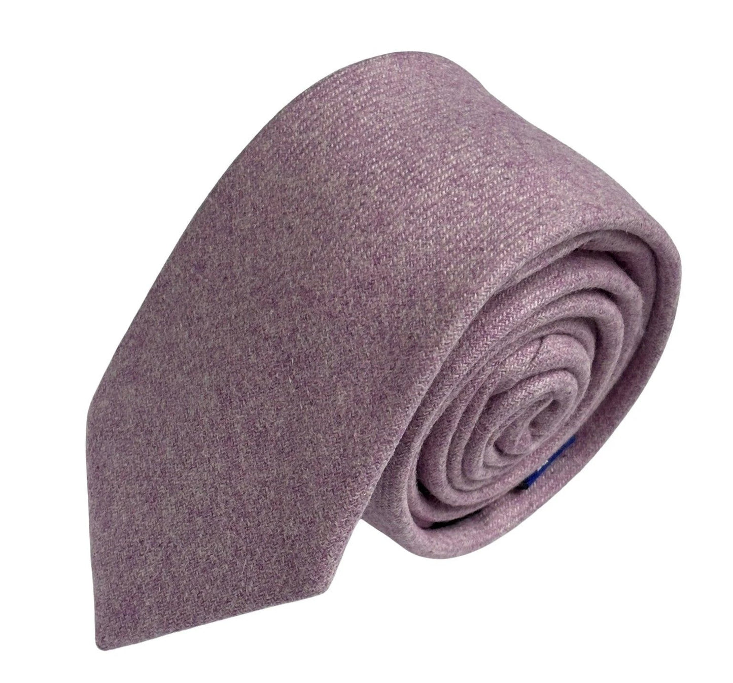 Light Purple Lavender Plain Wool Tie by Frederick Thomas Handmade Mens Ties