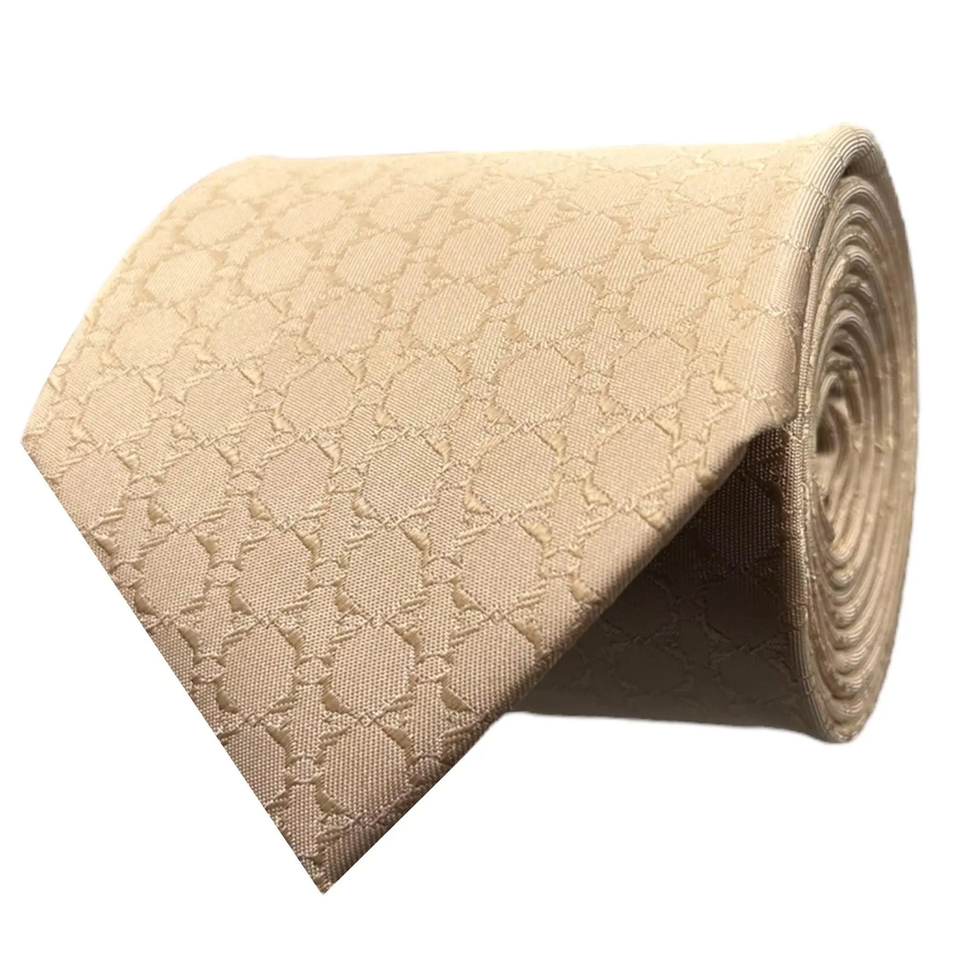 Nude Textured Tie by OFL Ties