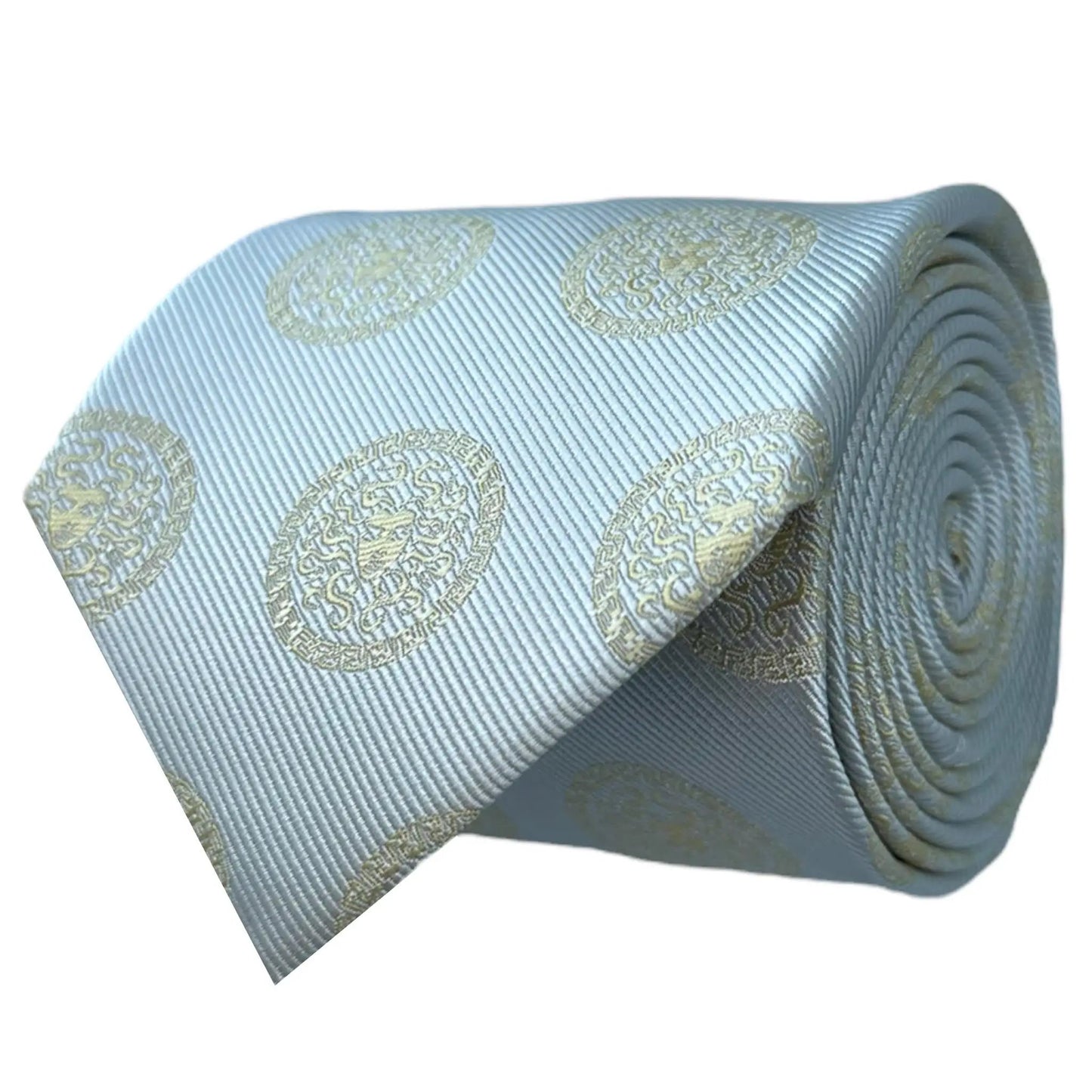 Medusa Tie Grey & Gold by OFL Ties