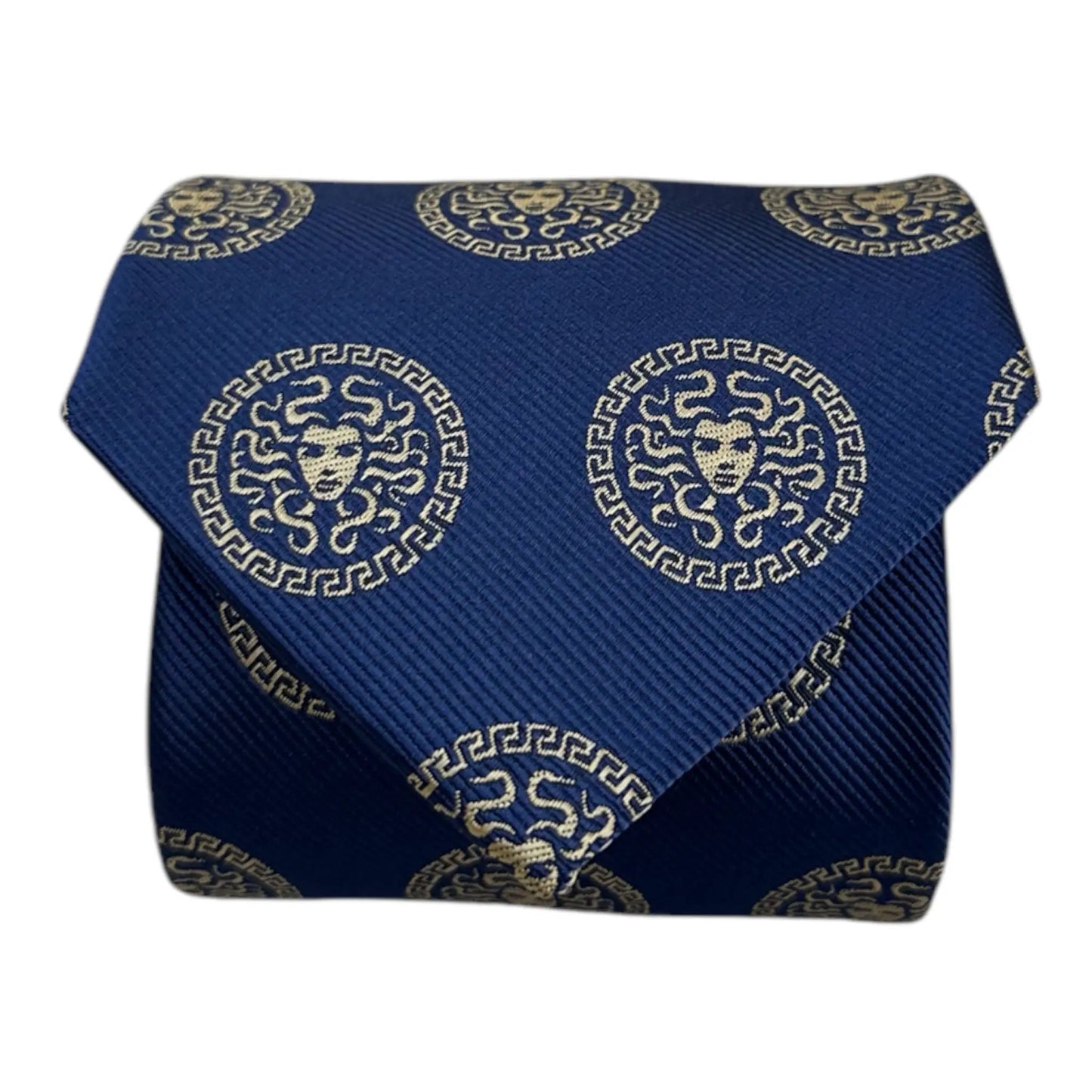 Medusa Tie Blue & Gold by OFL Ties